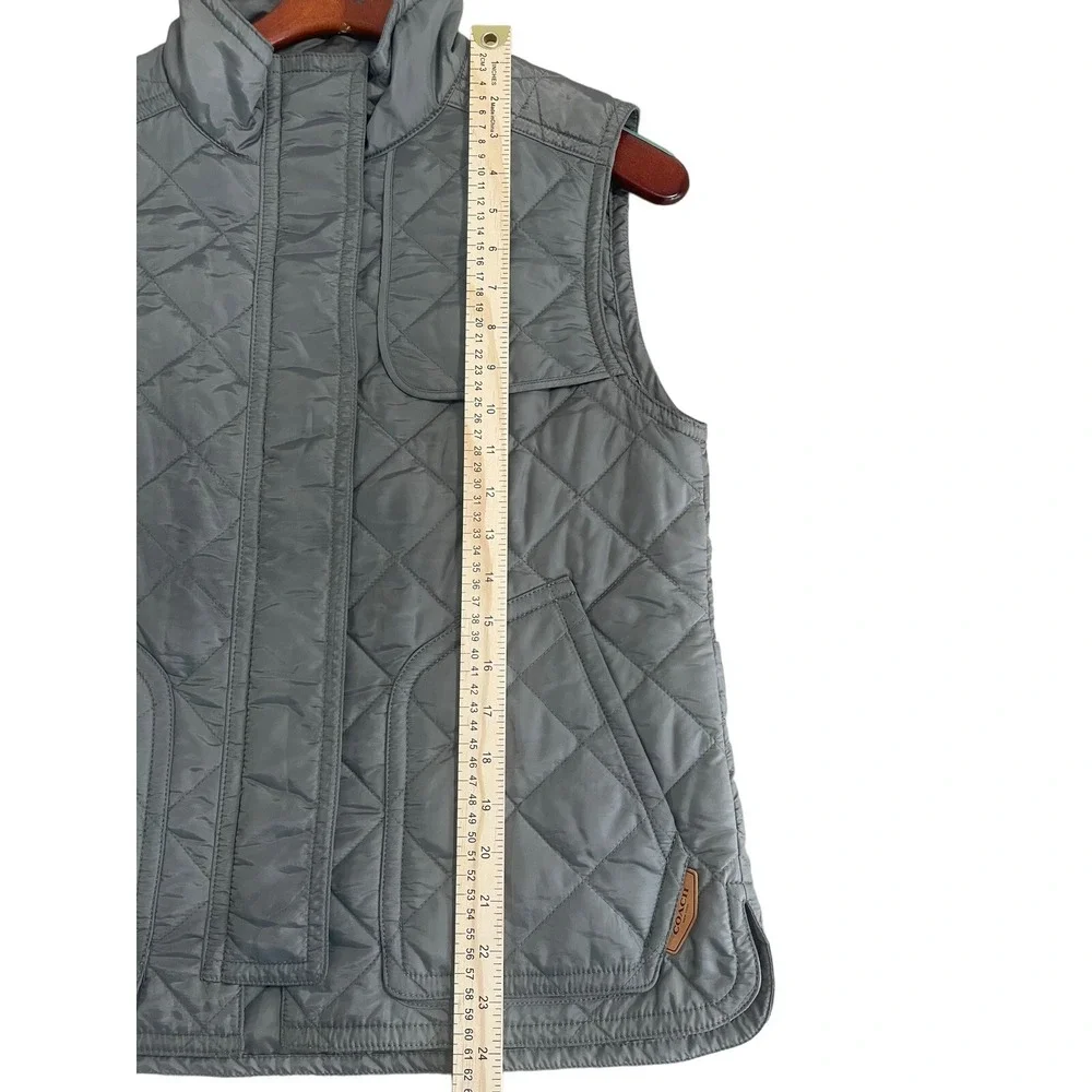 Coach Women's‎ Quilted Military Vest Olive Green Size Medium